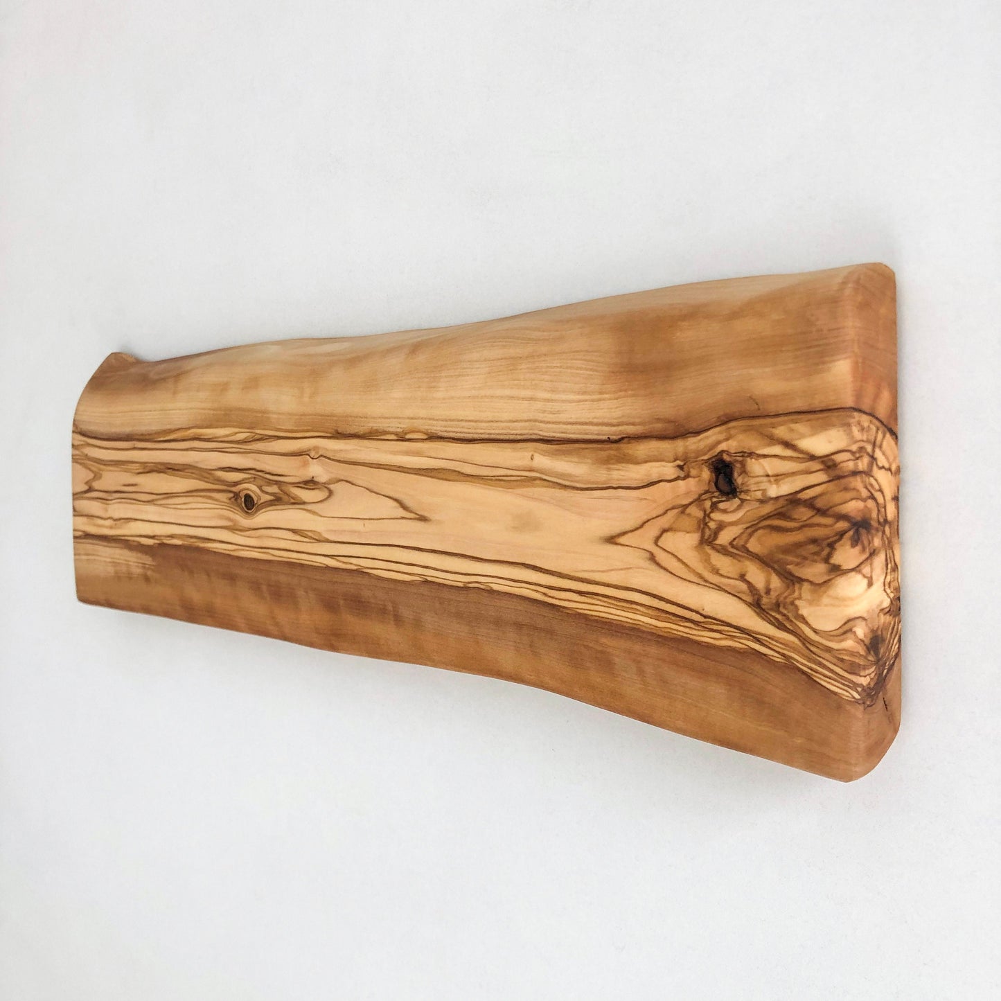 Live Edge Olive Wood Magnetic Knife Holder: Kitchen Decor