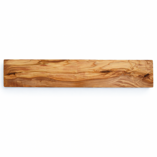 Live Edge Olive Wood Magnetic Knife Holder: Kitchen Decor